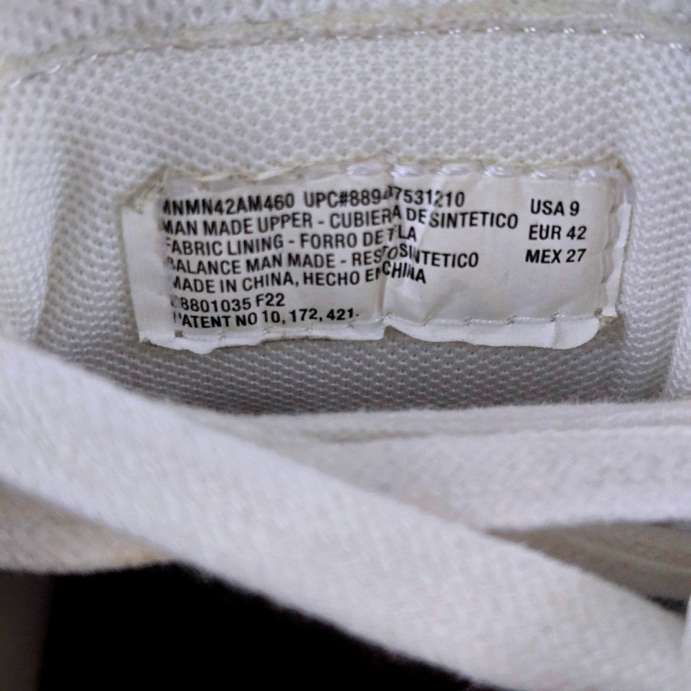 Steve Madden Finneas Mens White Low Top Sneaker Brown Heel Tab Size 9 Madden NYC - Picture 6 of 11